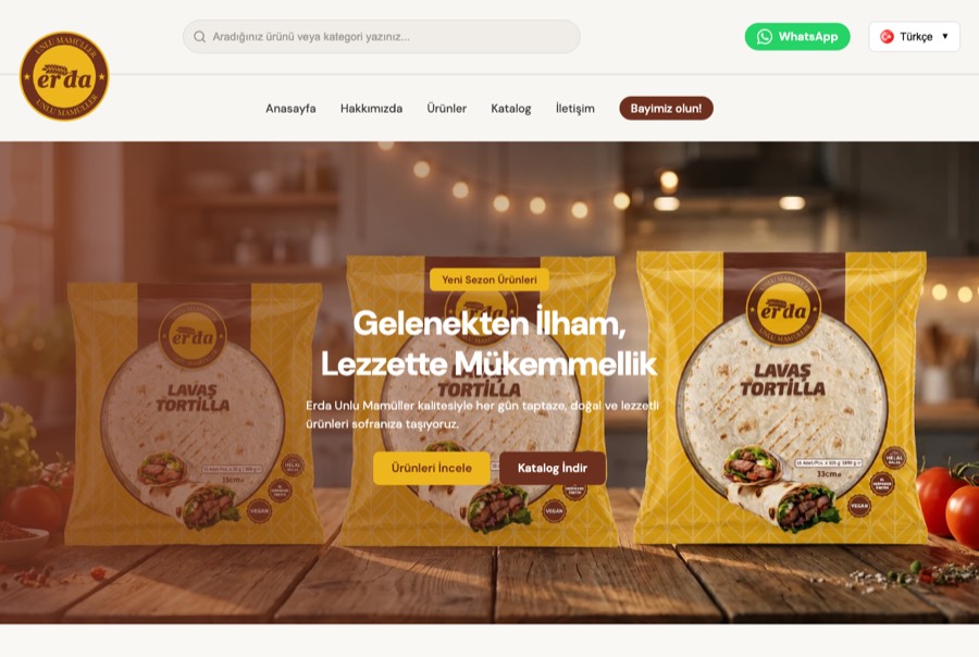 Erda Unlu Mamüller web sitesi